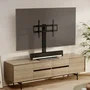 Aisens Soporte de Mesa DT86TS-291 para TV/Monitor de 43-86 pulg, Negro